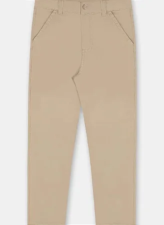 Calça Sarja com Elastano Bege Tam 2 - Up Baby