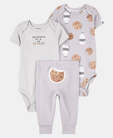 Conj 3 peças Biscoito - 24m(18 a 24 meses) - Carter's
