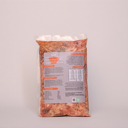 Alimentação Natural para Pets | Crua com Ossos (BARF) | Sabor Bovino