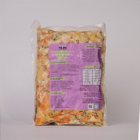 Alimentação Natural para Cães | Grain Free | Sabor Frango | Congelada