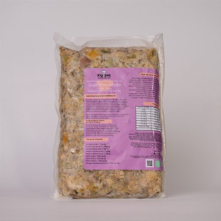 Alimentação Natural para Cães | Grain Free | Sabor Suíno | Congelada
