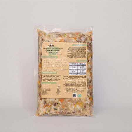 Alimentação Natural para Cães | Super Premium | Idoso | Sabor Frango | Congelada