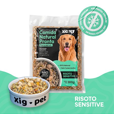 ALIMENTAÇÃO 100% NATURAL SEM CONGELAR | RISOTO SENSITIVE