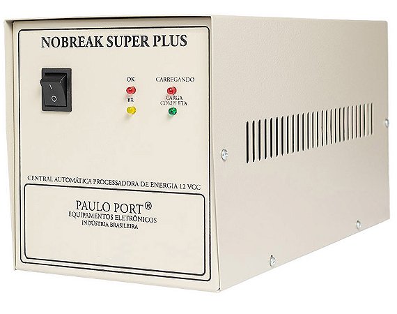 Nobreak Super Plus 3kva ( 3000VA ) P/ Portões , Portas de Enrolar e Cancelas Automáticas - Paulo Port