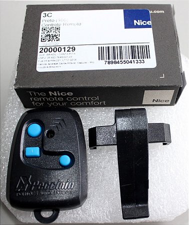 Controle Remoto TX-3C Rolling Code 433 Mhz Nice / Peccinin