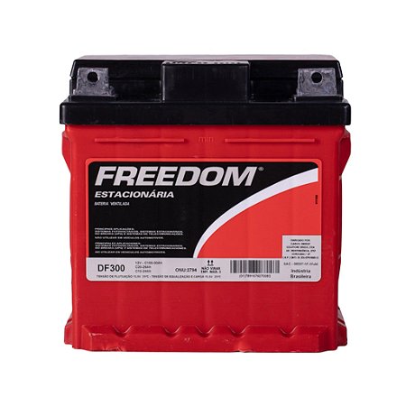 Bateria Estacionária Modelo DF 300 26Ah / 30Ah Marca Freedom