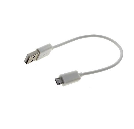 Cabo Micro USB V8 curto 20 Cm