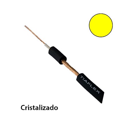 Cabo Audio Frequência Guitarra AF(E) 1 x 0,50mm 2 - Amarelo - rolo com 100 mts