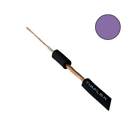 Cabo Audio Frequência Guitarra AF(E) 1 x 0,50mm 2 - Violeta - rolo com 100 mts