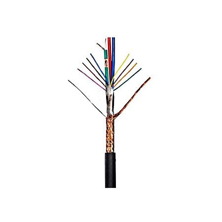 Cabo Tiaflex VGA RGB blindado  Preto - rolo com 100 mts