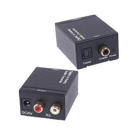 Conversor De Audio Digital Optico O Coaxial A Analogico Rca – Tecnofertas