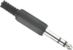 Conector P10 Plastico Estéreo