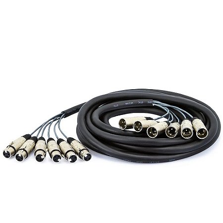 Multicabos com Conectores XLR 20 Via