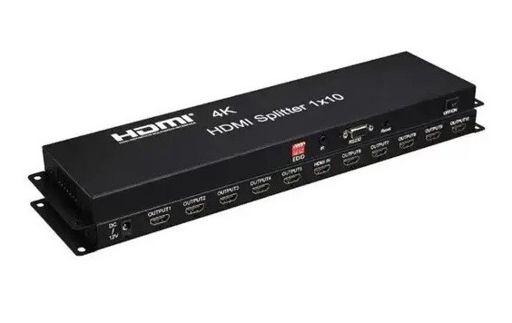Splitter HDMI 2.0 4K 1 entrada 10 Saidas Profissional Ativo - Pentontech