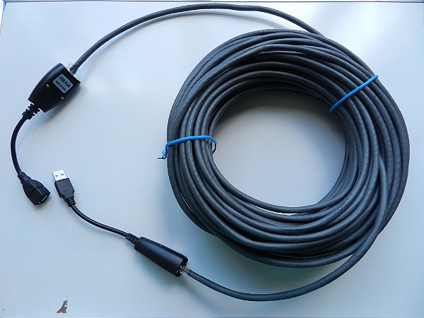 Extensor USB 2.0 cat6 com 15 metros furukawa