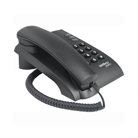 TELEFONE INTELBRAS PLENO PRETO C/ CHAVE - STS