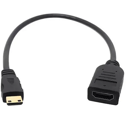 Adaptador Mini Hdmi Macho Para Hdmi Femea