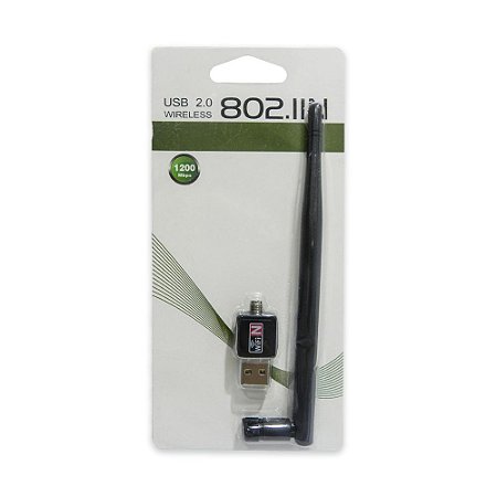 Adaptador Usb 2.0 Wirelless Com Antena