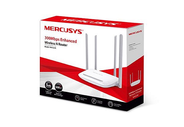 Roteador Wireless N Otimizado 300Mbps-MW325R-Mercusys