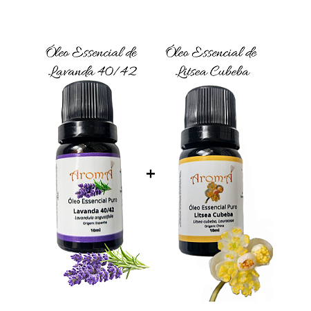 Kit com Óleos Essenciais Durma Bem Aromá