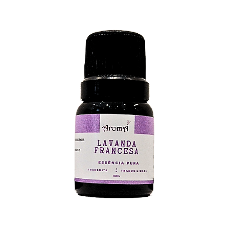 Essência Aromática Pura Lavanda Francesa Aromá 10ml - Tranquilidade