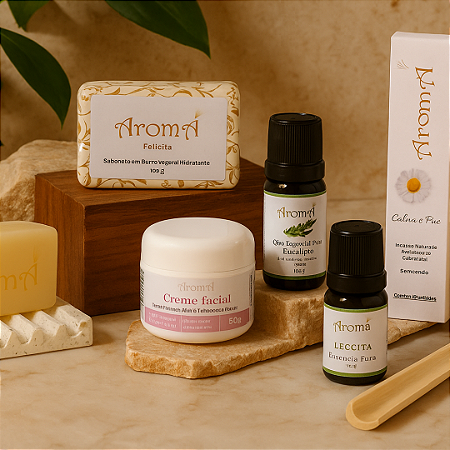 Box Assinatura Bem Estar Semestral Aromá - Recebimento Mensal