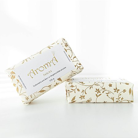 Kit 2 Sabonetes em Barra Vegetal Hidratante Felicità 150g Aromá