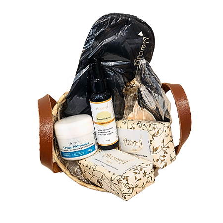 Kit Spa Feminino Aromá – Cesta de Carnaúba