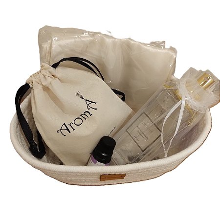 Kit Lavanda Premium Aromá, Aromatizador, Fronha e Sachês