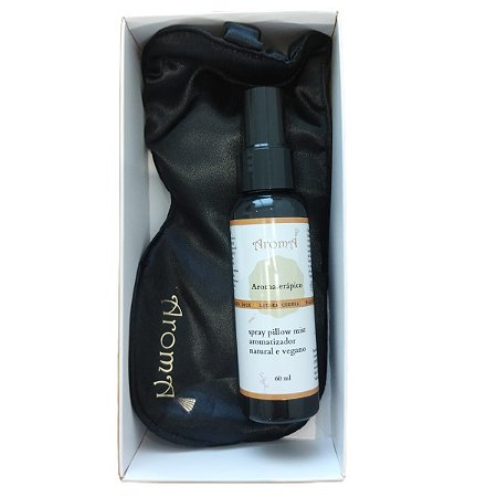 Kit Durma Bem Especial Feliz Natal Pillow Mist e Máscara de Cetim