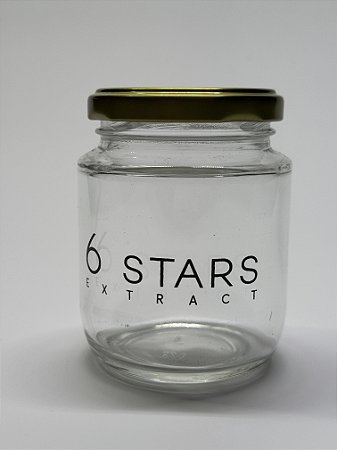Glass Jar - six stars (210ml)