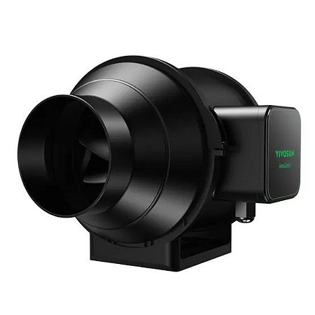 EXAUSTOR INTELIGENTE HVAC PARA DUTOS EM LINHA VIVOSUN AEROZESH S4 opção de 4" 100mm e 6" 150mm