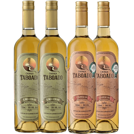 Combo 4 | CARVALHO - 1° LUGAR  -  CONCURSO CACHAÇA SP + 3 MADEIRAS