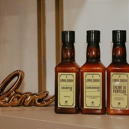 Kit Manga: Shampoo + Condicionador + Creme de Pentear