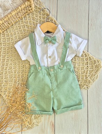 Look Joaquim Verde Menta – Body branco