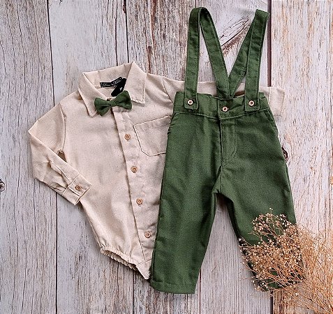 Look Pietro verde musgo - Body