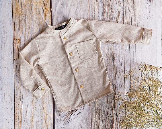 Camisa Guto natural - Manga longa
