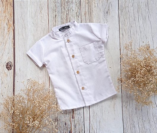 Camisa Guto branca - Manga curta