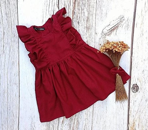 Vestido Maria marsala