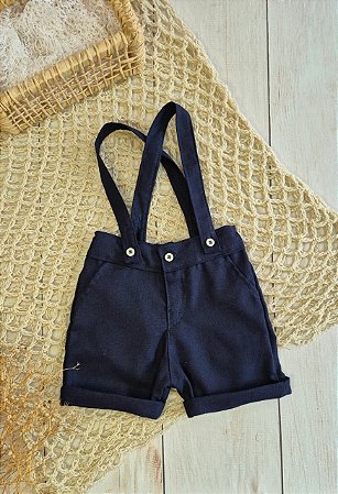 Bermuda Guto azul marinho