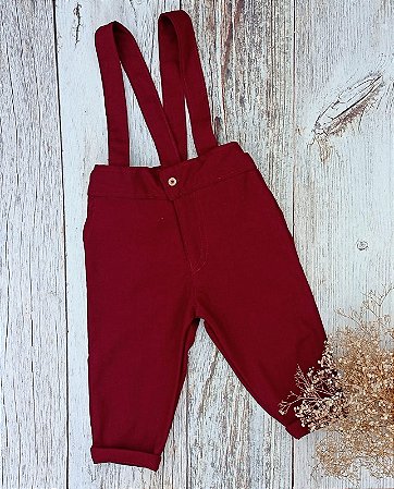 Calça Pietro marsala