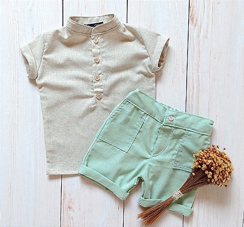 Look Rafa - Camisa Natural