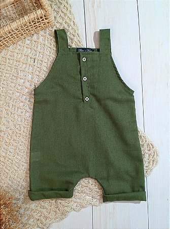 Jardineira Pierre - Verde musgo