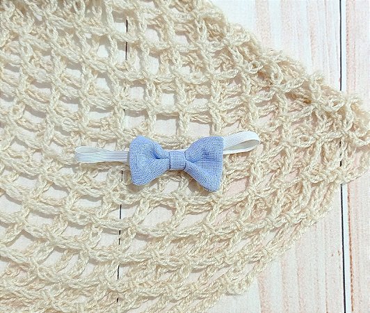 Gravata Borboleta - Azul serenity