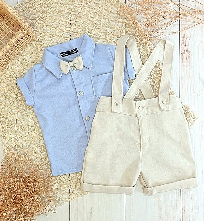 Look Murilo Azul serenity - Camisa