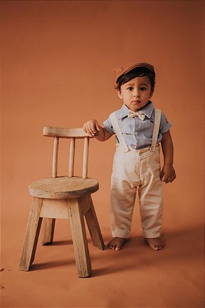 Look Murilo azul serenity - Calça