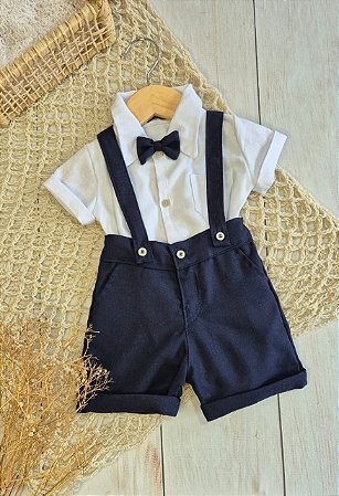 Look Joaquim Azul marinho