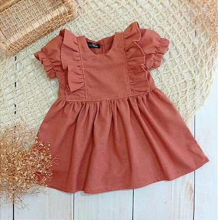 Vestido Anne - Rosa Antigo