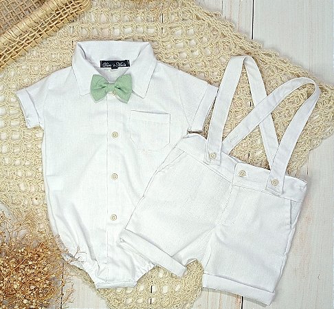 Look Álvaro - Gravata verde menta