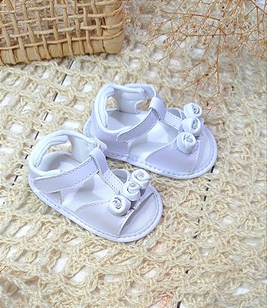 Sandália Infantil Rosas